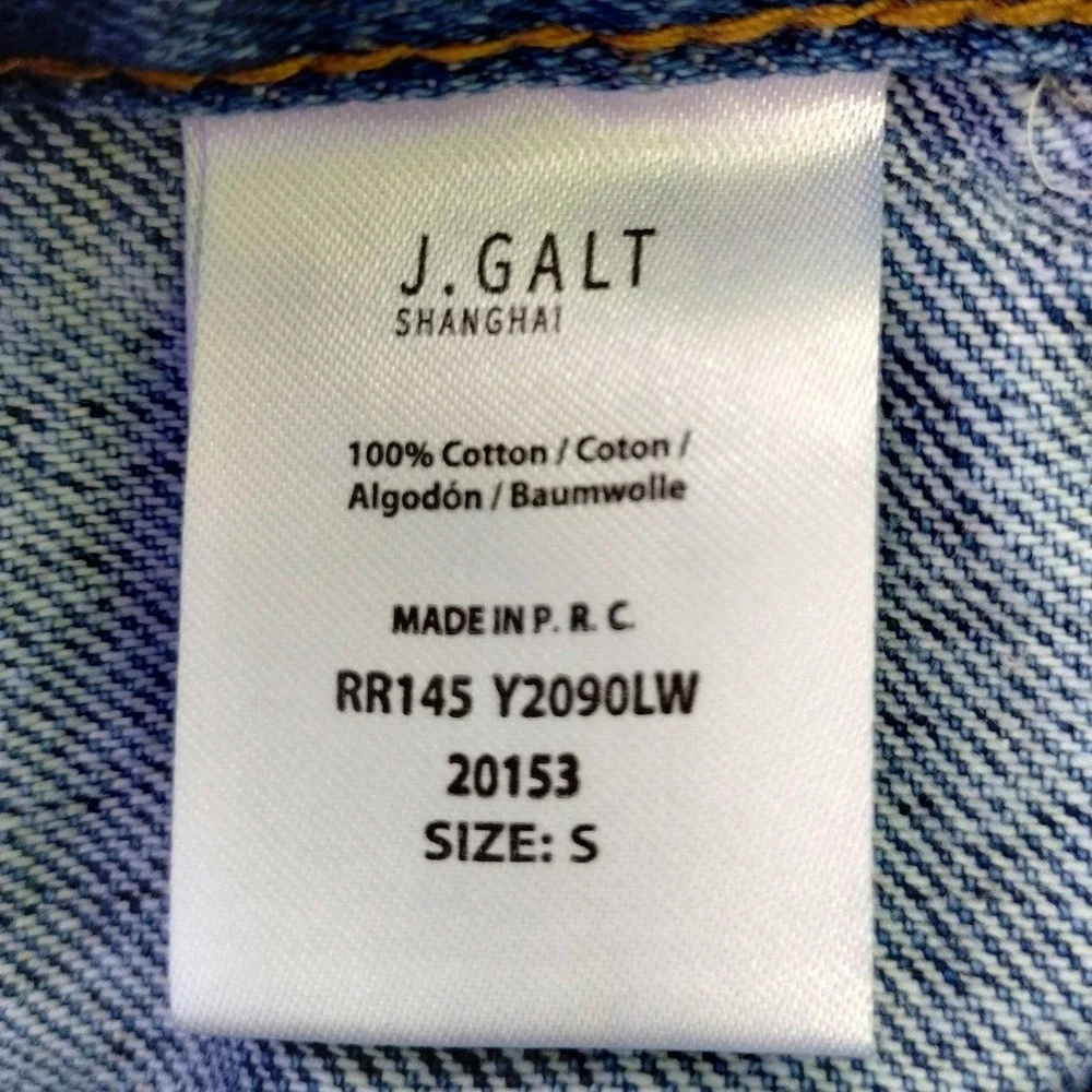 J. Galt Jeans Brandy Melville Womens Size Small Denim High Rise Bootcut‎